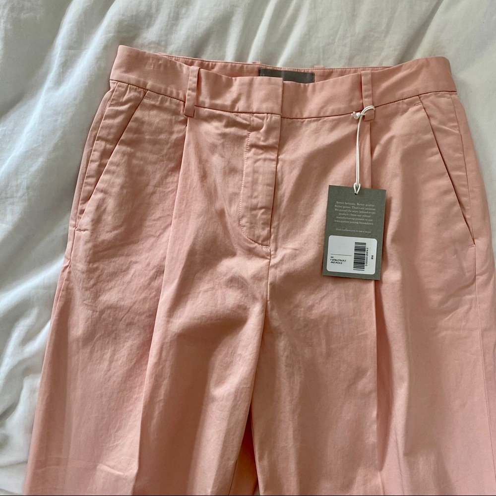 Everlane Cropped Chinos (Light Pink)